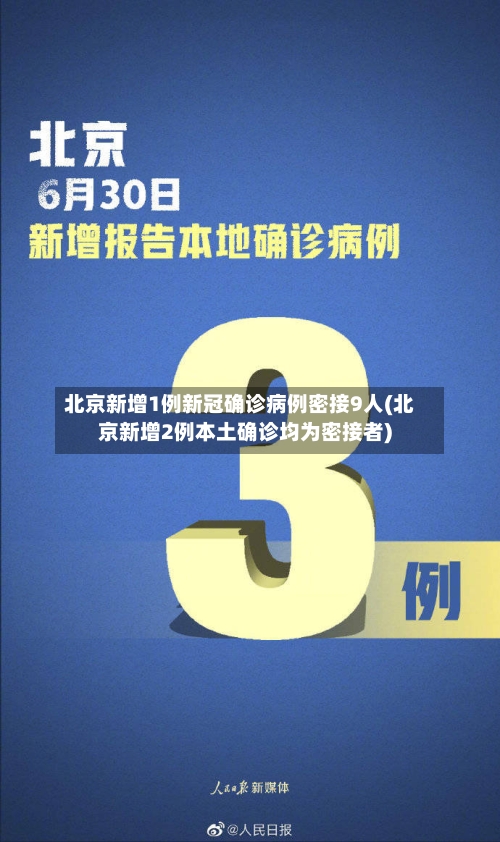 北京新增1例新冠确诊病例密接9人(北京新增2例本土确诊均为密接者)-第2张图片