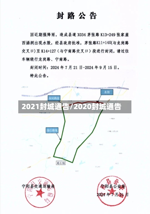 2021封城通告/2020封城通告