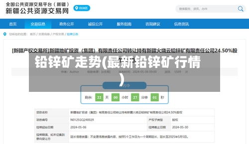 铅锌矿走势(最新铅锌矿行情)-第3张图片