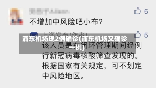 浦东机场现2例确诊(浦东机场又确诊一例)-第2张图片