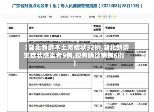 【湖北新增本土无症状32例,湖北新增无症状感染者9例,现有确诊病例6例】-第2张图片