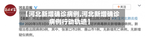 【河北新增确诊病例,河北新增确诊病例行动轨迹】-第2张图片