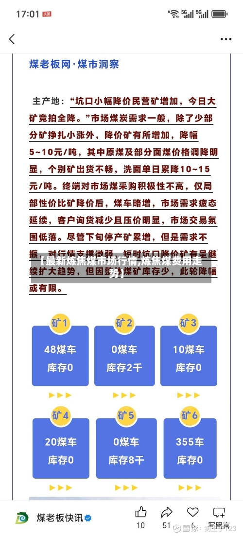 【最新炼焦煤市场行情,炼焦煤费用走势】