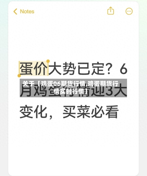 关于【鸡蛋06期货行情,鸡蛋期货行情实时行情】