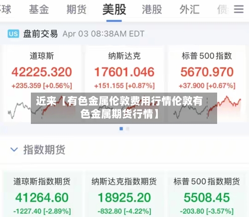 近来【有色金属伦敦费用行情伦敦有色金属期货行情】