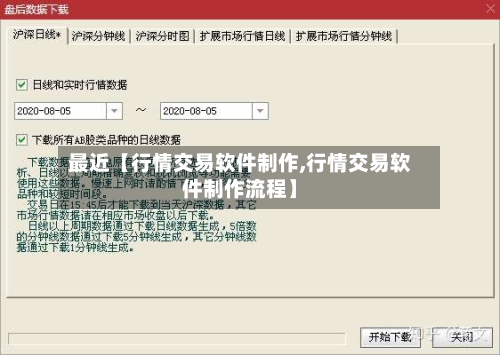 最近【行情交易软件制作,行情交易软件制作流程】