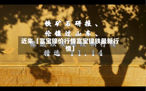 近来【富宝镍价行情富宝镍铁最新行情】-第2张图片