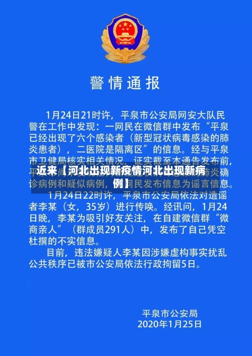 近来【河北出现新疫情河北出现新病例】-第3张图片