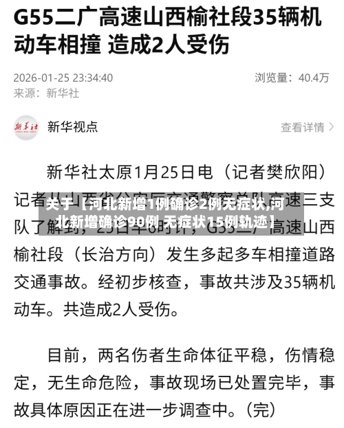 关于【河北新增1例确诊2例无症状,河北新增确诊90例 无症状15例轨迹】-第2张图片