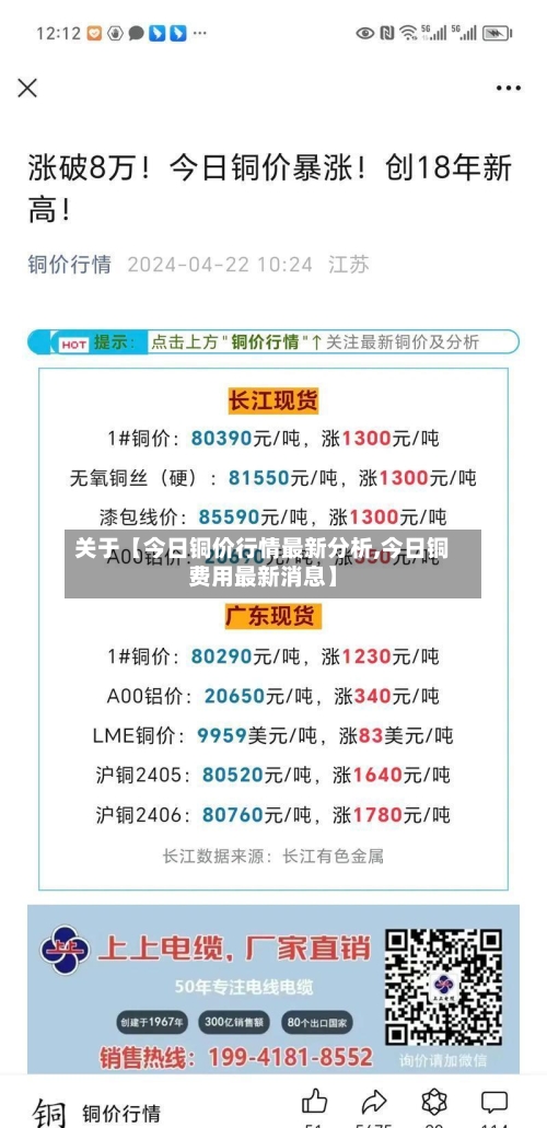 关于【今日铜价行情最新分析,今日铜费用最新消息】-第3张图片