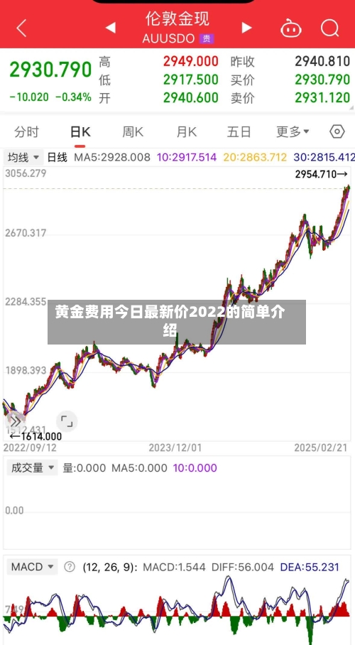 黄金费用今日最新价2022的简单介绍