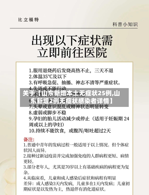 关于【山东新增本土无症状25例,山东新增2例无症状感染者详情】