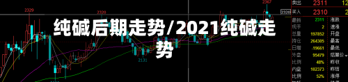 纯碱后期走势/2021纯碱走势-第2张图片