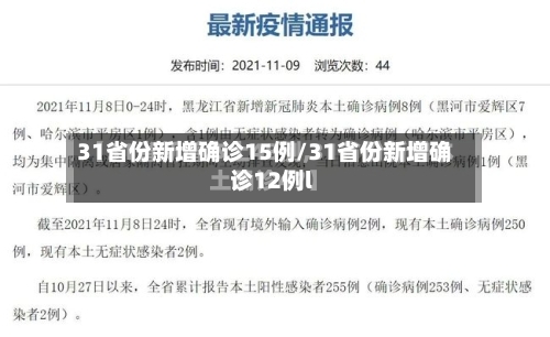 31省份新增确诊15例/31省份新增确诊12例l