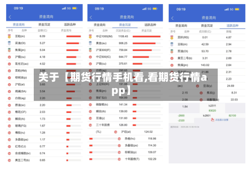 关于【期货行情手机看,看期货行情app】-第2张图片