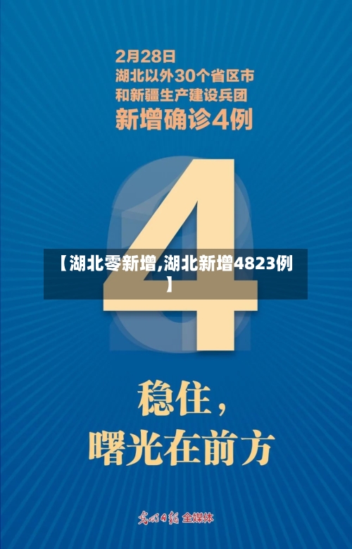 【湖北零新增,湖北新增4823例】