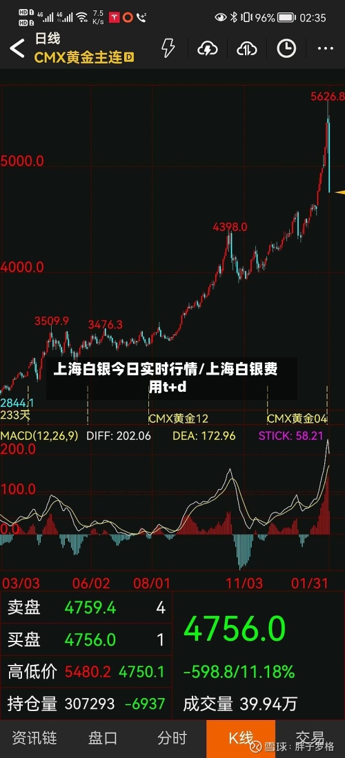 上海白银今日实时行情/上海白银费用t+d-第2张图片