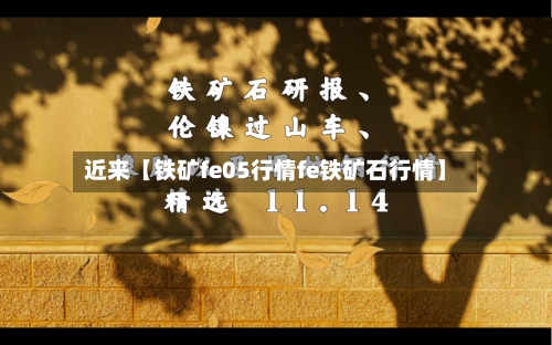 近来【铁矿fe05行情fe铁矿石行情】