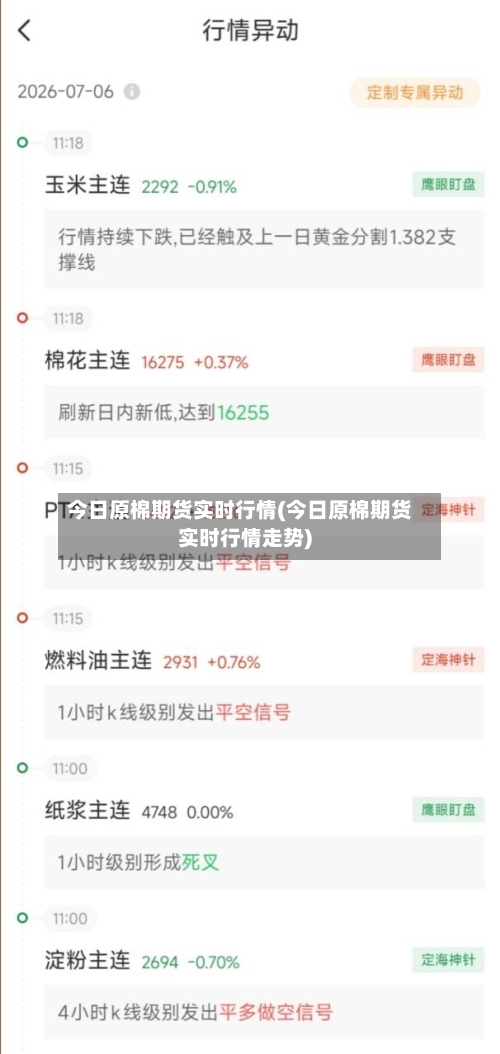今日原棉期货实时行情(今日原棉期货实时行情走势)-第3张图片