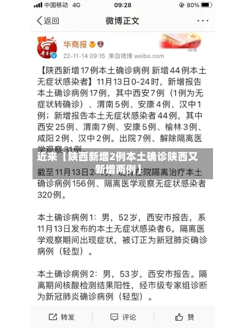 近来【陕西新增2例本土确诊陕西又新增两例】-第2张图片