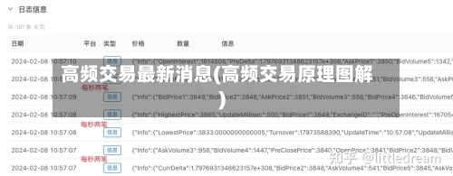 高频交易最新消息(高频交易原理图解)-第2张图片