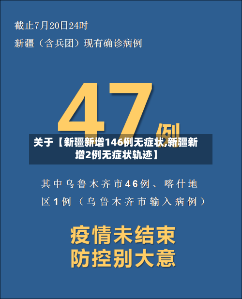 关于【新疆新增146例无症状,新疆新增2例无症状轨迹】