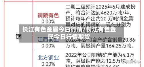 长江有色金属今日行情/长江有色金属今日行情期货