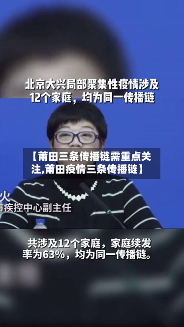 【莆田三条传播链需重点关注,莆田疫情三条传播链】-第2张图片