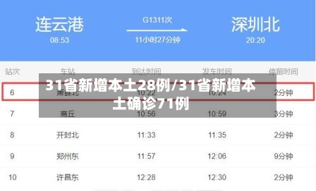 31省新增本土28例/31省新增本土确诊71例