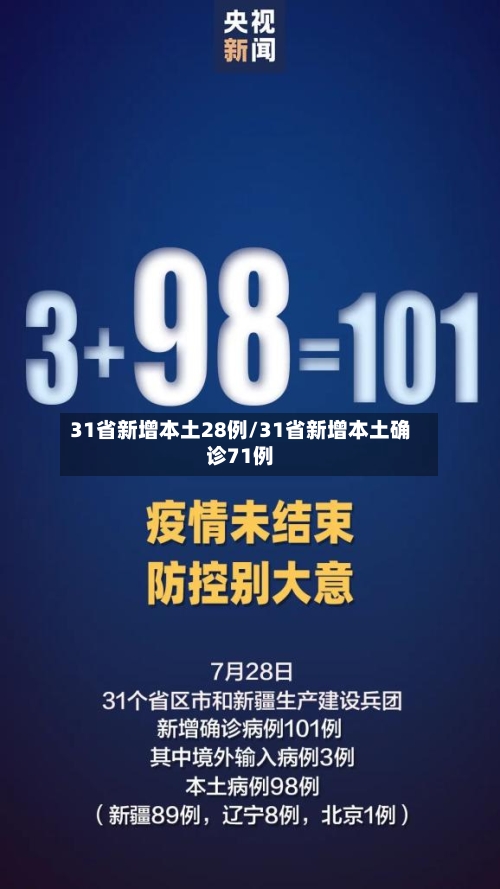 31省新增本土28例/31省新增本土确诊71例-第3张图片