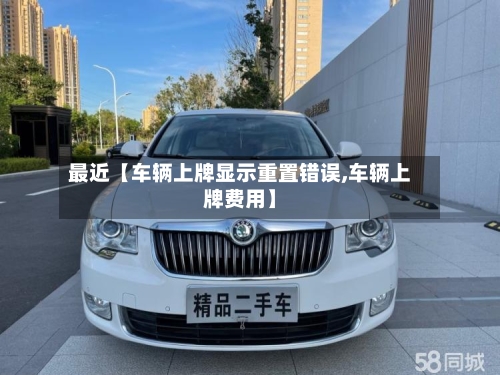 最近【车辆上牌显示重置错误,车辆上牌费用】-第3张图片