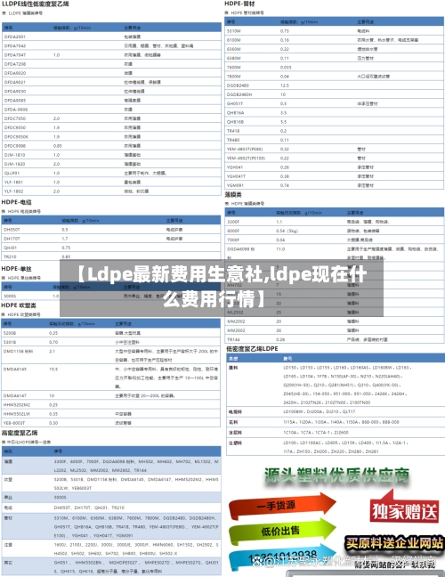 【Ldpe最新费用生意社,ldpe现在什么费用行情】