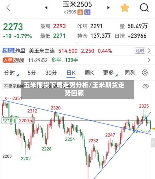 玉米期货下周走势分析/玉米期货走势回顾