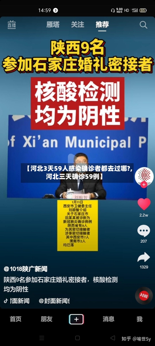 【河北3天59人感染确诊者都去过哪?,河北三天确诊59例】