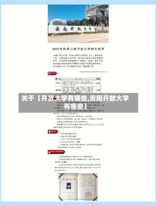 关于【开放大学有哪些,贵阳开放大学有哪些】-第2张图片