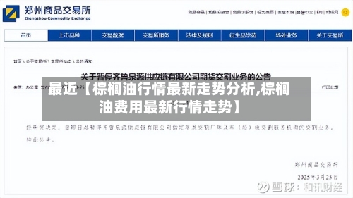 最近【棕榈油行情最新走势分析,棕榈油费用最新行情走势】-第2张图片