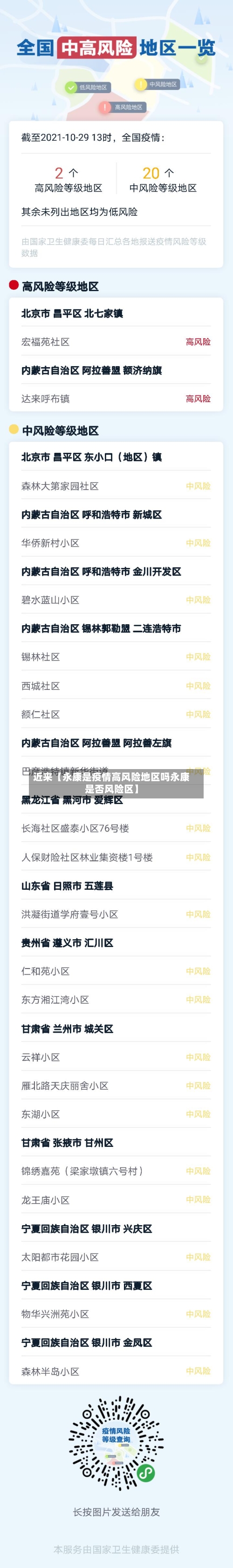 近来【永康是疫情高风险地区吗永康是否风险区】
