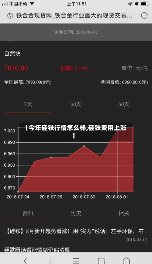 【今年硅铁行情怎么样,硅铁费用上涨】