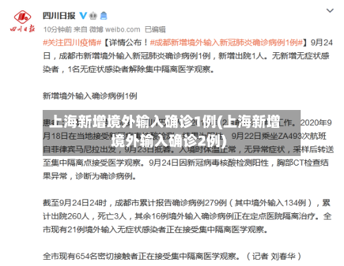 上海新增境外输入确诊1例(上海新增境外输入确诊2例)-第3张图片