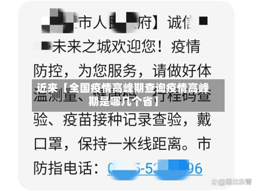 近来【全国疫情高峰期查询疫情高峰期是哪几个省】-第2张图片