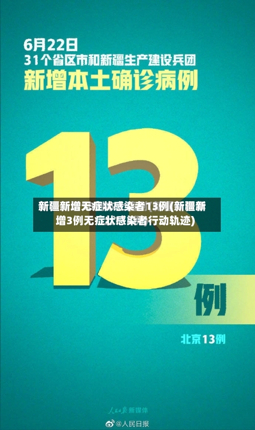 新疆新增无症状感染者13例(新疆新增3例无症状感染者行动轨迹)