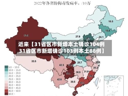 近来【31省区市新增本土确诊104例31省区市新增确诊103例本土88例】