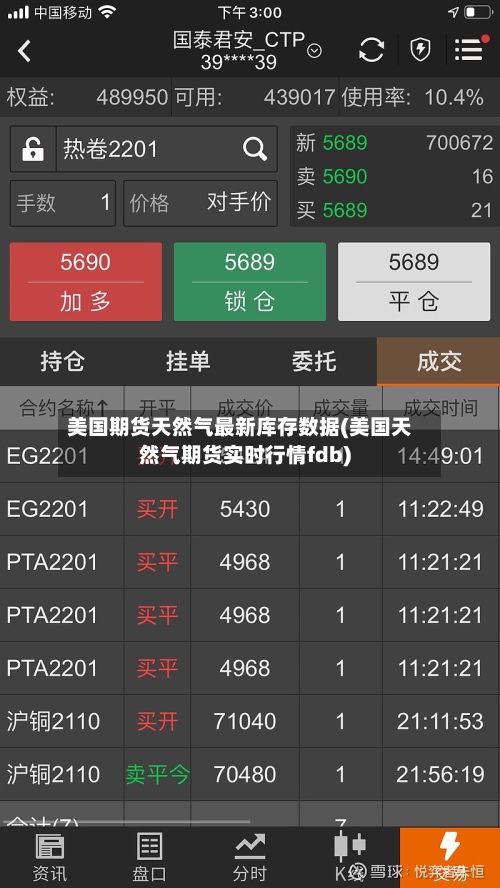 美国期货天然气最新库存数据(美国天然气期货实时行情fdb)