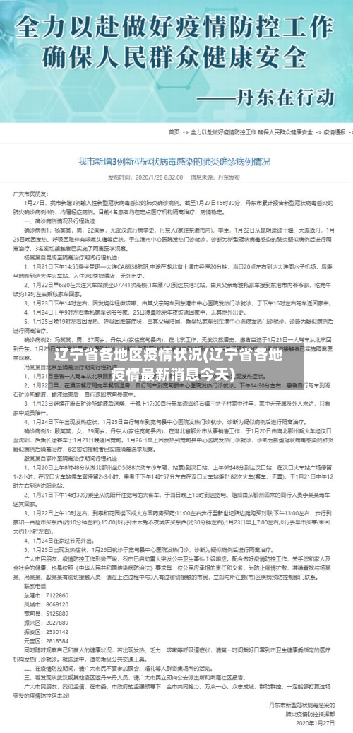 辽宁省各地区疫情状况(辽宁省各地疫情最新消息今天)-第3张图片