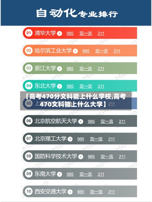 【高考470分文科能上什么学校,高考470文科能上什么大学】