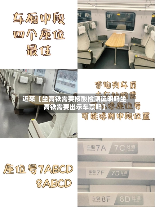 近来【坐高铁需要核酸检测证明吗坐高铁需要出示车票吗】-第2张图片