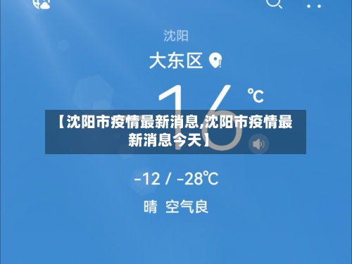 【沈阳市疫情最新消息,沈阳市疫情最新消息今天】