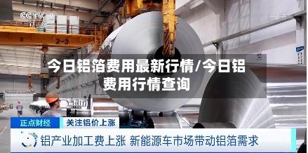 今日铝箔费用最新行情/今日铝费用行情查询