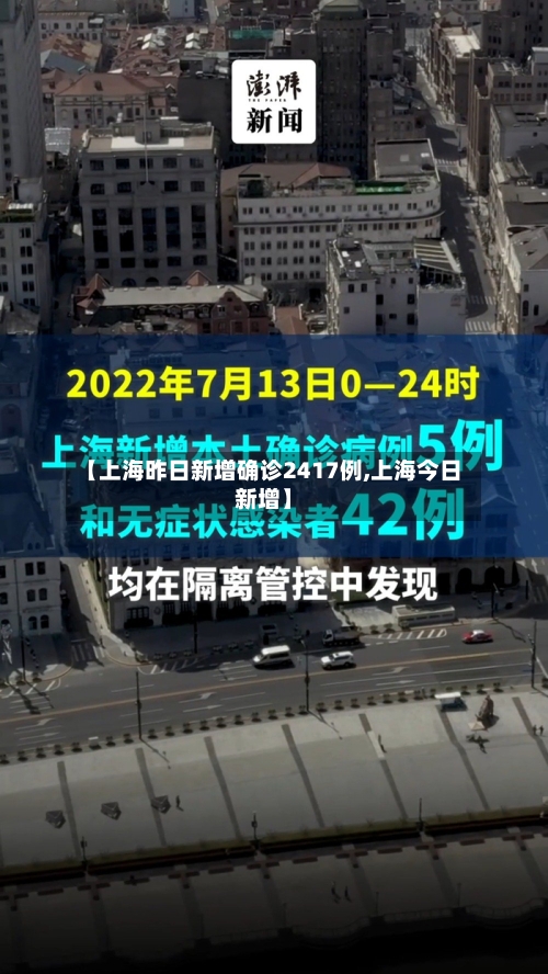 【上海昨日新增确诊2417例,上海今日新增】-第2张图片