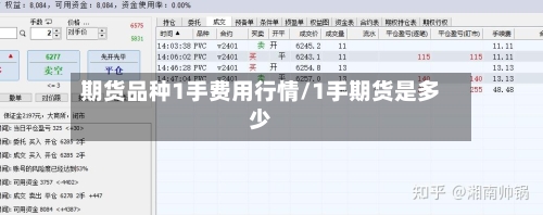 期货品种1手费用行情/1手期货是多少